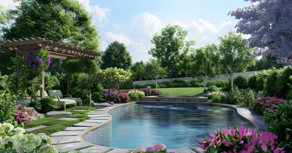 Indianapolis pool landscaping ideas